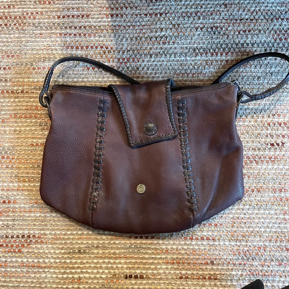 Enzo Angiolini Brown Leather Bag